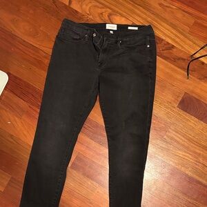 Frame men’s 33 Black Denim Jeans L homme skinny